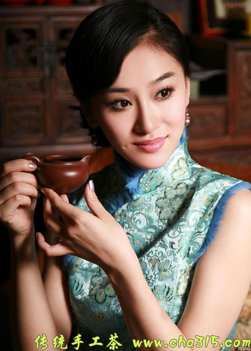 旗袍如茶